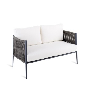 Divano Luce alluminio grafite