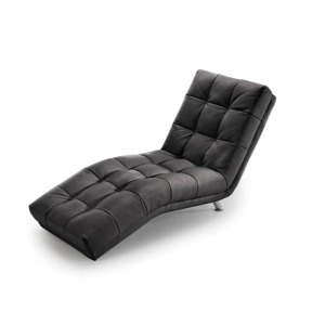 Chaise Longue in Microfibra Isabella